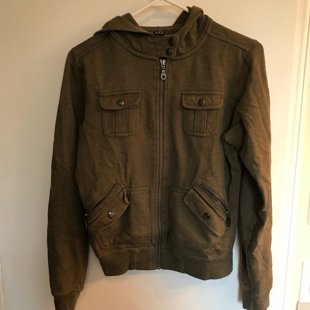 Green army jacket
